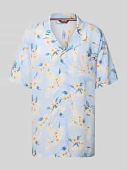 Tommy Hilfiger Regular fit bowlingoverhemd van een mix van modal en viscose