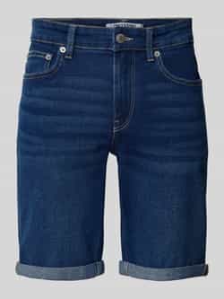 Only & Sons Slim Fit Jeans-Shorts met Riemlus Blue Heren