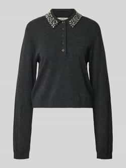 Gestuz Gebreide pullover met polokraag model 'manzi'