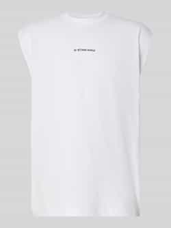 G-Star Raw Tanktop met labelprint model 'Boxy'