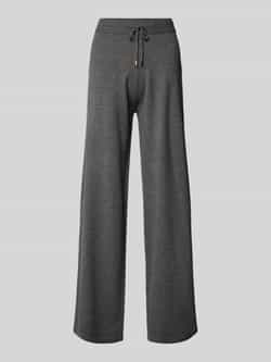 LIU JO SPORT Wide leg sweatpants met tunnelkoord