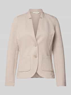 Tom Tailor Sweatblazer Ottoman met opgestikte zakken en structuur