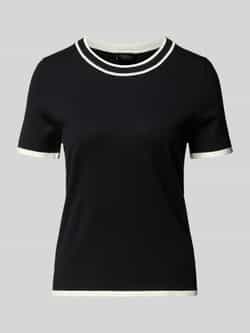 S.Oliver BLACK LABEL Regular fit T-shirt van viscosemix