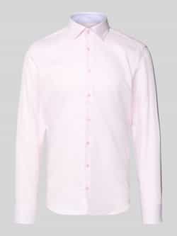 Seidensticker Slim fit zakelijk overhemd van katoen met kentkraag