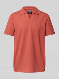 MCNEAL Regular fit poloshirt met V-hals