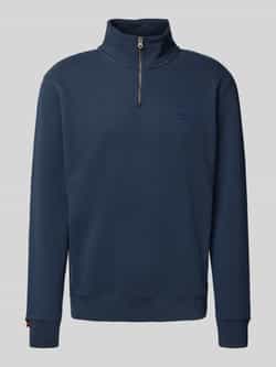 Superdry Sweatshirt met schipperskraag en logostitching