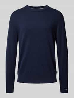 Pepe Jeans Gebreide pullover met ronde hals model 'Andre'