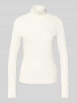 Marc Cain Shirt met lange mouwen en opstaande kraag