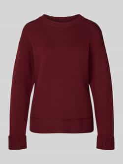 s.Oliver RED LABEL Relaxed fit gebreide pullover van katoenmix met wol