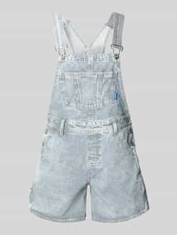 Hugo Blue Regular fit korte tuinbroek met labeldetail model 'Gaisha'