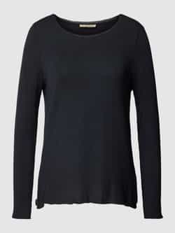 Smith and Soul Shirt met lange mouwen en labeldetail