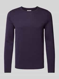 s.Oliver RED LABEL Regular fit gebreide pullover met rolboorden