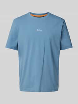 BOSS ORANGE Heren Polo's & T-shirts Tchup 10242929 01 Lichtblauw