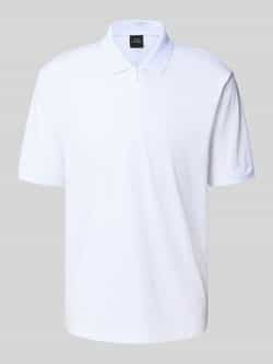 Armani Exchange Poloshirt met korte ritssluiting