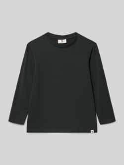Garcia Shirt met lange mouwen en labeldetail
