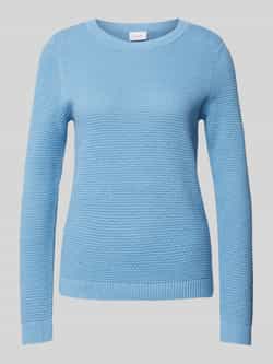 Vila Gebreide pullover met ronde hals model 'Vidalo'