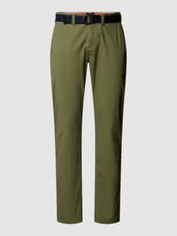 MCNEAL Slim fit chino met riem