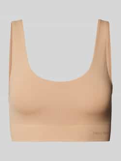 ORGANIC BASICS Bralette met labelopschrift