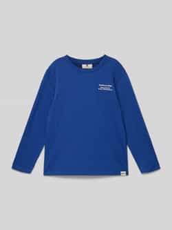 Garcia Shirt met lange mouwen en labelprint