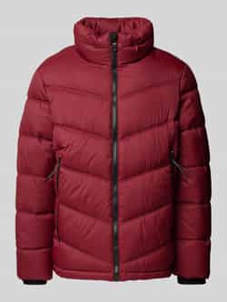 Tom Tailor Regular fit gewatteerd jack met opbergbare capuchon