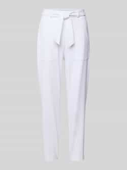 RAFFAELLO ROSSI Regular fit stoffen broek met verkort model 'IRA'