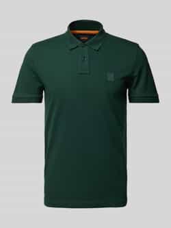 Boss Orange Poloshirt met labeldetail model 'Passenger'
