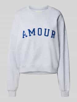 OH APRIL Oversized sweatshirt met labeldetail model 'Sloane'