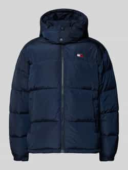 Tommy Hilfiger Blauwe Hooded Ritsjas voor Mannen Blue Heren