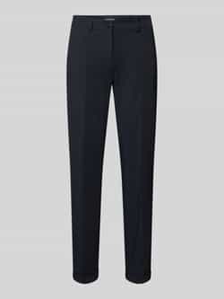 CAMBIO Slim fit stoffen broek met persplooien model 'KATHREEN'