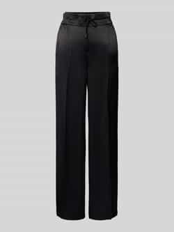 Comma Elastische taille instapbroek Black Dames