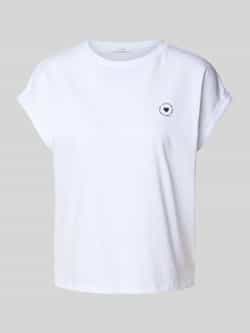 Opus T-shirt met ronde hals model 'Sparis'