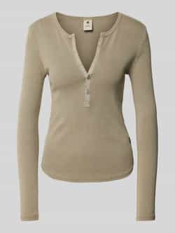 G-Star RAW Shirt met lange mouwen Deep v slim met knoopsluiting