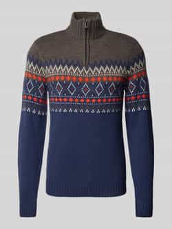 Blend Gebreide pullover met opstaande kraag