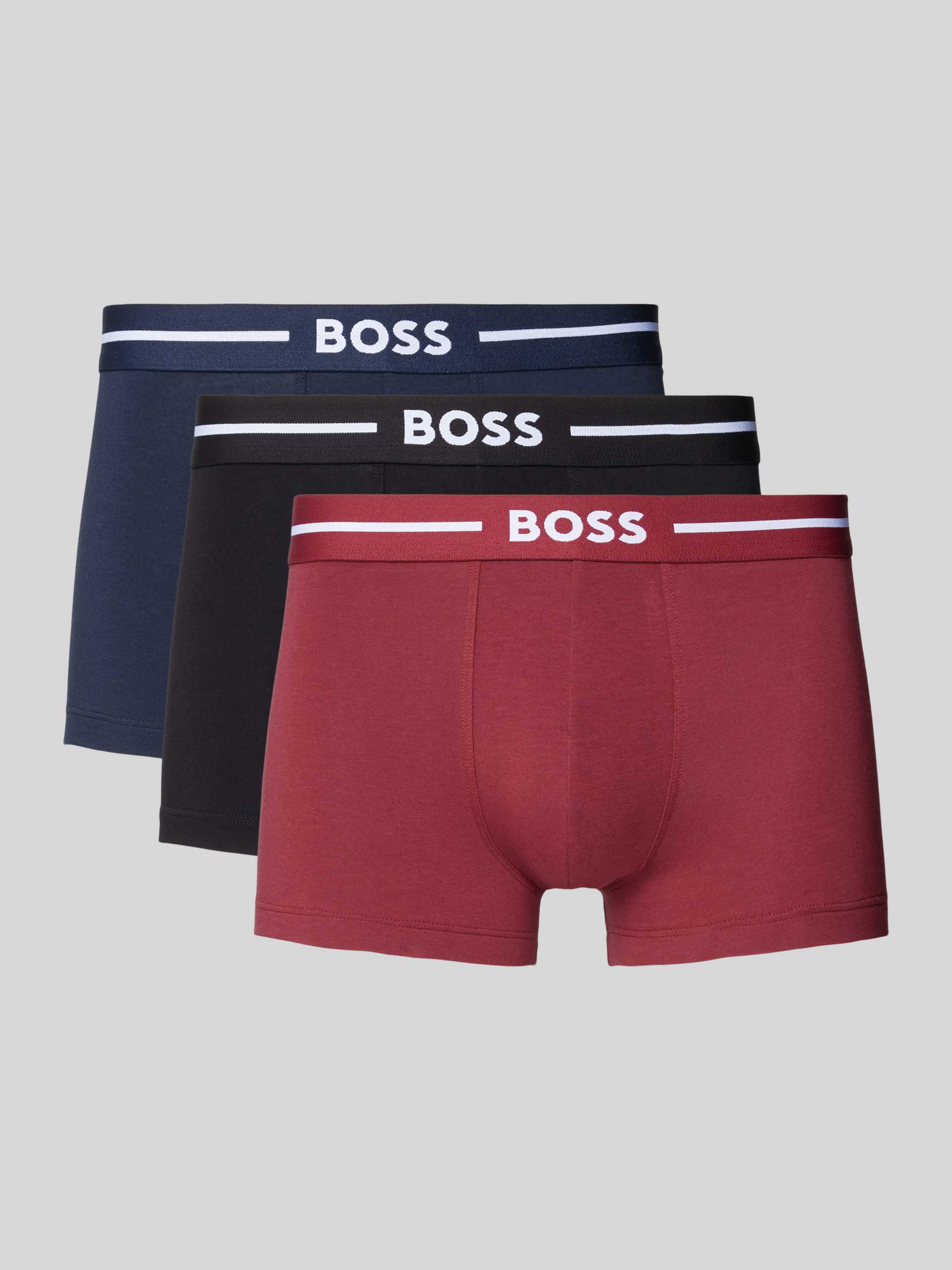 Boss Boxershort met elastische band in een set van 3 stuks