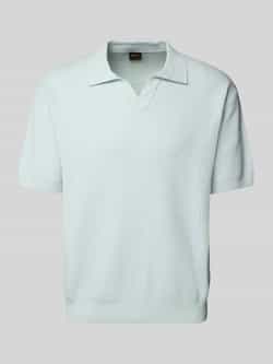 Boss Orange Poloshirt met ribboorden