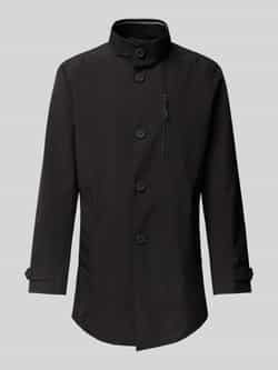 S.Oliver BLACK LABEL Regular fit lange jas met waterafstotende functie en opstaande kraag