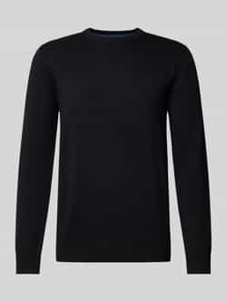 Christian Berg Men Gebreide pullover met wol en ronde hals