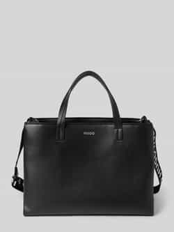 HUGO Handtas met labelprint model 'BEL'