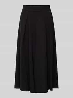 S.Oliver BLACK LABEL Wide leg stoffen broek met stolpplooien