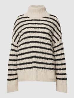 Smith and Soul Gebreide pullover met streepmotief