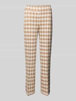 SEDUCTIVE Broek in verkorte pasvorm met persplooien model 'NANETTE'