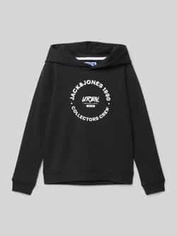Jack & jones Hoodie met labelprint model 'SIMON'