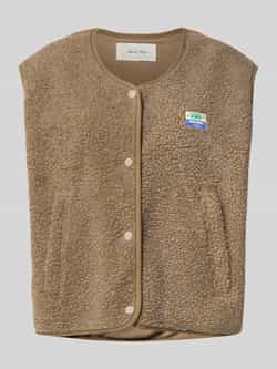 American vintage Regular fit gilet met logopatch model 'Hoktown'
