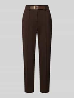 Lauren Ralph Lauren Regular fit stoffen broek met vaste persplooien model 'SANNA'