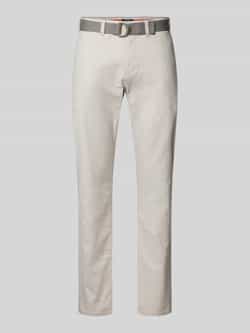 MCNEAL Slim fit broek met riem