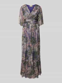Lace & Beads Avondjurk met V-hals