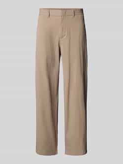Armani Exchange Straight leg broek met structuurmotief