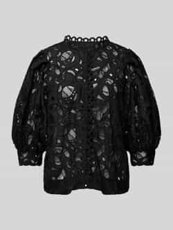 Copenhagen Muse Hemdblouse met kanten bekleding