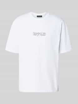 Pegador Oversized T-shirt met label- en statementprint model 'Ramon'