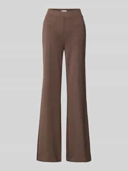 Christian Berg Woman Flared fit stoffen broek van viscosemix